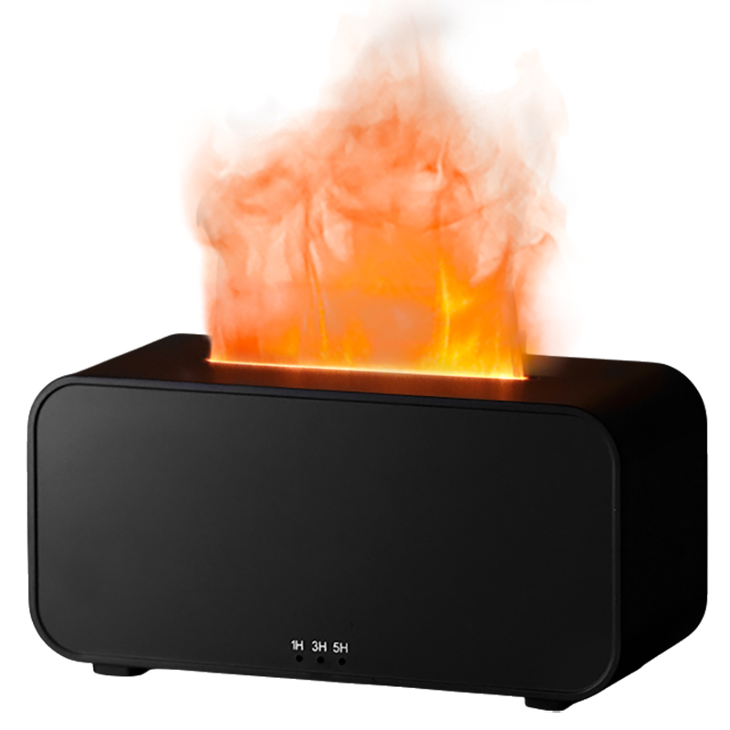 Светодиодный USB увлажнитель-ароматизатор Lumor RGB, черный для бизнеса