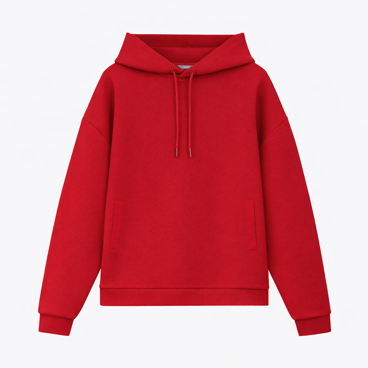 Худи релакс унисекс Баланс (Balance), с начесом, красный, размер 3XL/4XL для бизнеса