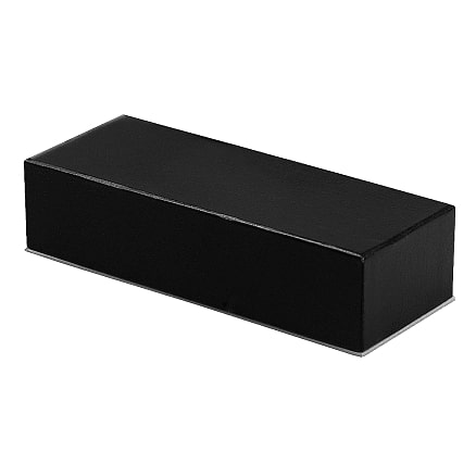 Футляр для одной или двух ручек Pencase Emotion Duo, бумажный, черный с серебристым элементом для бизнеса
