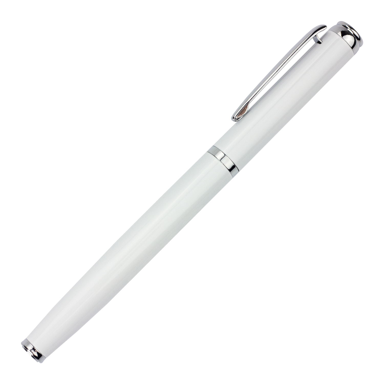 Ручка-роллер Соната (Sonata), белая для бизнеса