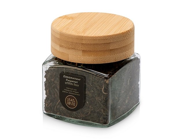 Чай черный, серия "Ceremony", Дарджилинг ришихат (Северная Индия), стеклянная банка для бизнеса