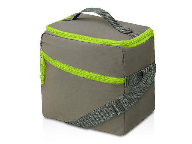 Изотермическая сумка-холодильник «Neo Classic» c контрастной молнией для бизнеса