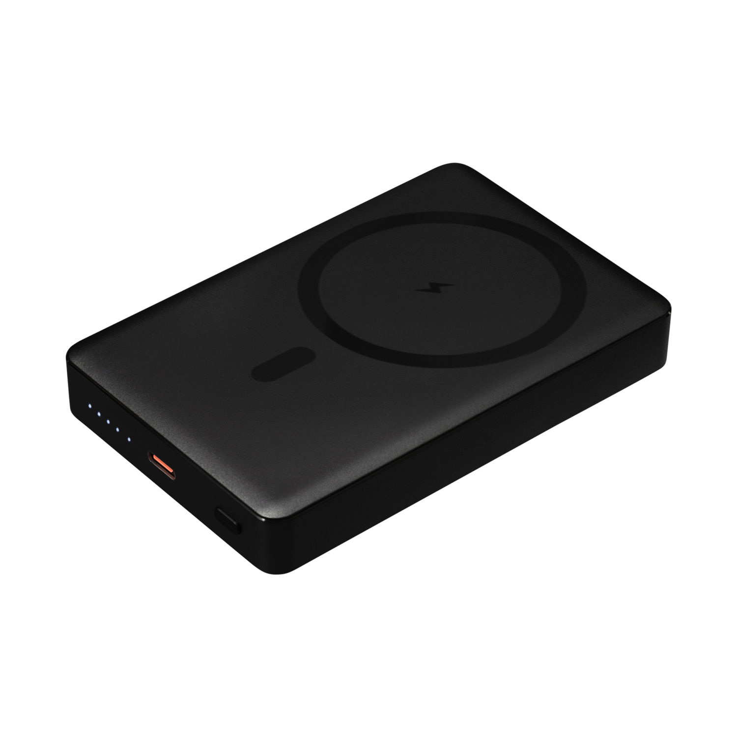 Внешний аккумулятор Атлантис Плюс PD (Atlantis PD Plus) 10000mAh с функцией беспроводной зарядки 15W, черный для бизнеса