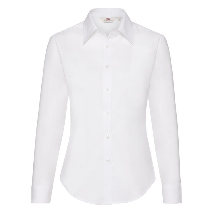 Рубашка женская LONG SLEEVE OXFORD SHIRT LADY-FIT 130 для бизнеса