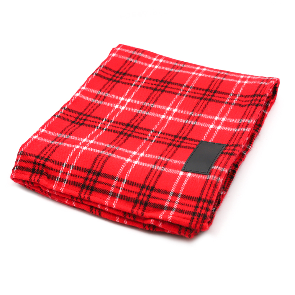 Плед акриловый Glasgo, черный для бизнеса