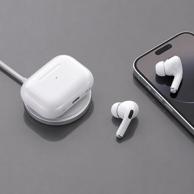 Беспроводные наушники с микрофоном Air Nova 2, TWS, BT5.4, 300 мАч, QI, белый, Deppa для бизнеса