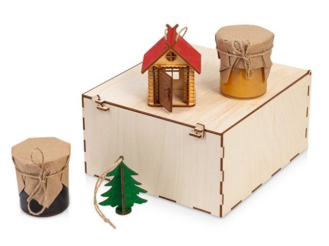 Подарочный набор «Decoration Deluxe» 2.0 с двумя видами варенья, натуральный для бизнеса