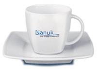 0977 Фарфоровая чашка с блюдцем Maxim Espresso (Senator) для бизнеса