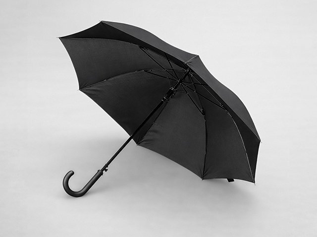 Зонт-трость Reviver с куполом из переработанного пластика для бизнеса