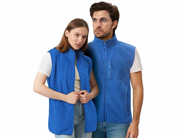 Жилет флисовый «Trondheim» унисекс, синий классический
