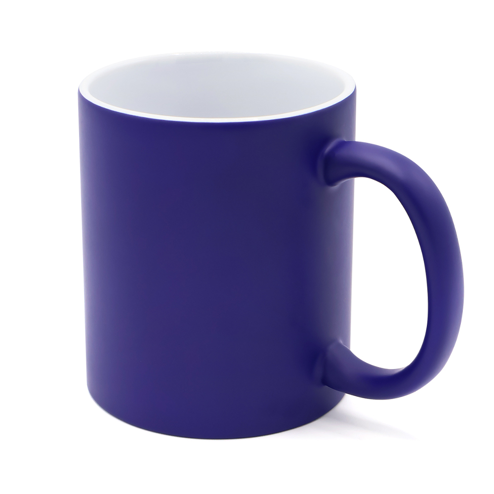 Кружка-хамелеон керамическая Йорк, сублимация, красная для бизнеса