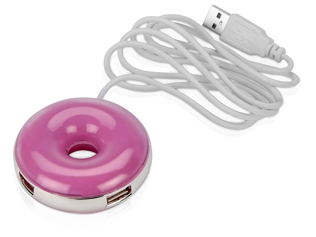 USB Hub на 4 порта «Пончик» для бизнеса