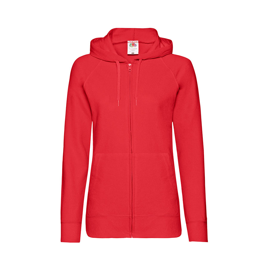 Толстовка женская без начеса LADIES LIGHTWEIGHT HOODED SWEAT 240 для бизнеса
