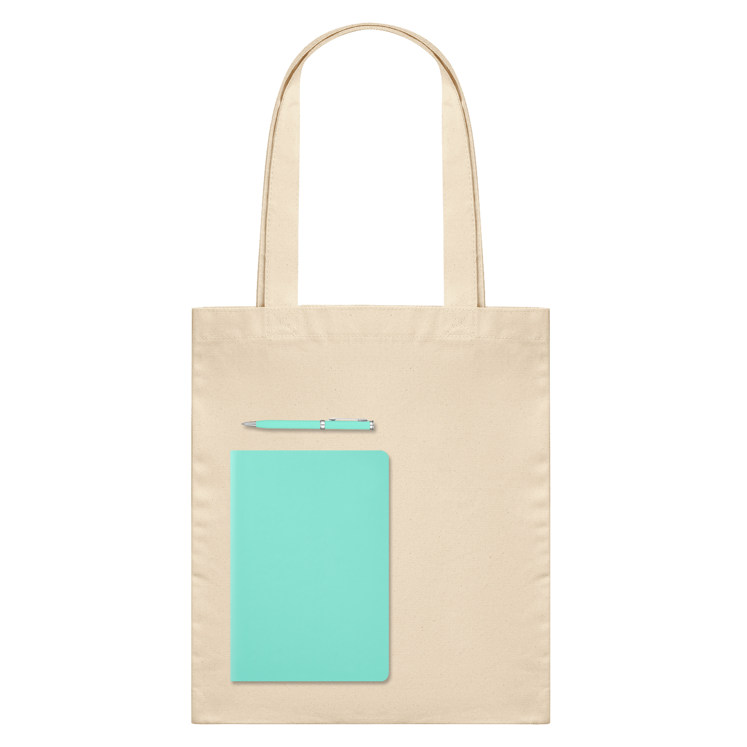 Подарочный набор Эрба НЕО, Спарк, Бенуа (Erba NEO, Spark, Benua), мятный (шоппер, ежедневник, ручка) для бизнеса