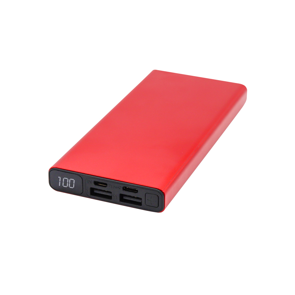 Внешний аккумулятор Höginn в металлическом корпусе, 10000mAh, синий для бизнеса