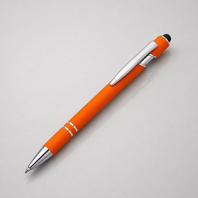 Ручка-стилус металлическая шариковая «Sway» soft-touch для бизнеса
