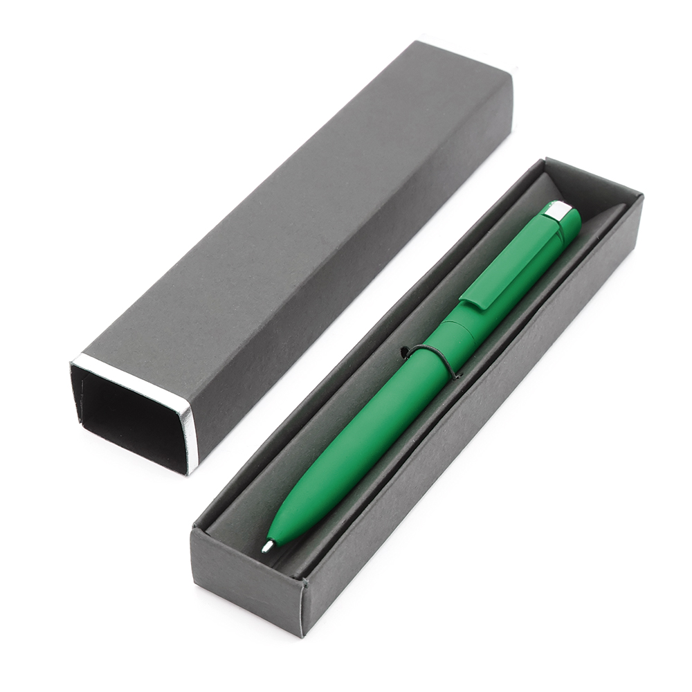 Ручка Espada в коробке Cradle чёрной с серебристым, чёрная для бизнеса