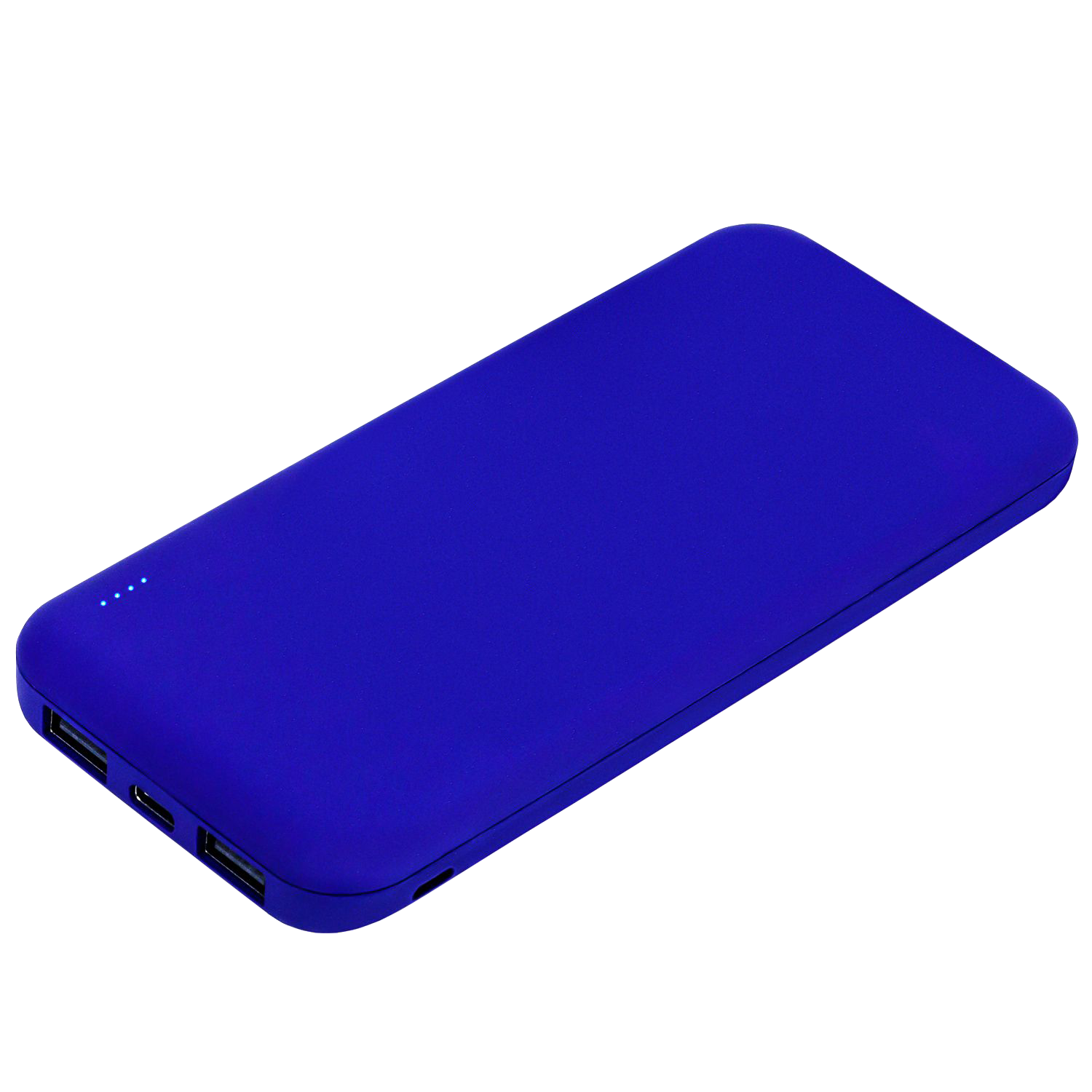 Внешний аккумулятор с подсветкой Люче Ультрамарин (Luce Ultramarine) 10000 mAh, ярко-синий для бизнеса
