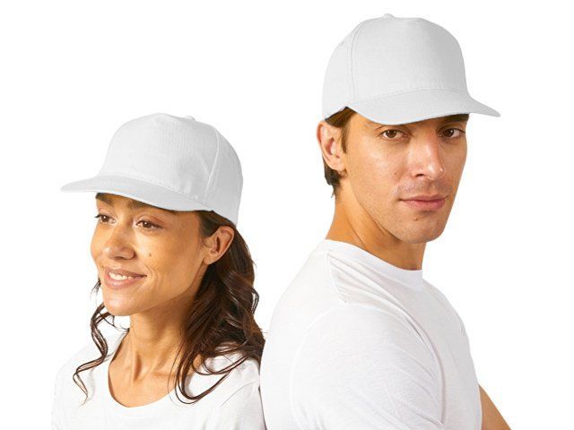 Бейсболка "Memphis" 5-ти панельная 165 гр, белый