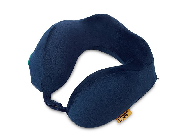 Подушка для путешествий массажная Travel Blue Massage Tranquility Pillow (217), цвет темно-синий для бизнеса