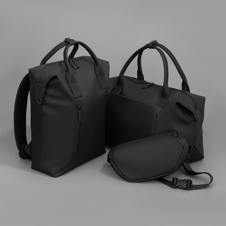 Рюкзак Madrid, черный с логотипом компании. Цена 6 645 ₽. Артикул prtb20086.010