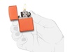 Зажигалка ZIPPO Classic с покрытием Orange Matte, латунь/сталь, оранжевая, матовая, 38x13x57 мм для бизнеса
