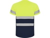 Футболка "Delta" мужская, нэйви/неоновый желтый для бизнеса