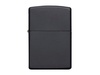 Зажигалка ZIPPO Classic с покрытием Black Matte, латунь/сталь, чёрная, матовая, 38x13x57 мм для бизнеса