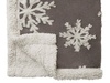 Плед Snowflake новогодний для бизнеса