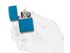 Зажигалка ZIPPO Classic с покрытием Sapphire™, латунь/сталь, синяя, глянцевая, 38x13x57 мм для бизнеса