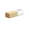 Флешка Кристал Bamboo 16 Гб, белая подсветка для бизнеса