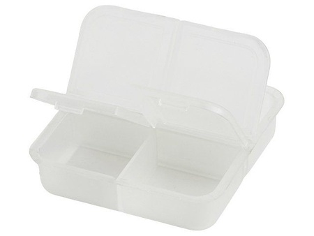 Футляр для мелочей "Belen", белый с логотипом компании. Цена 82 ₽. Артикул AROA739546