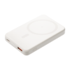 Внешний аккумулятор Ларго PD (Largo PD) 5000mAh с функцией беспроводной зарядки 15W, белый