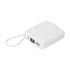 Внешний аккумулятор с подсветкой Риттер PD (Ritter PD) 10000mAh с функцией беспроводной зарядки 15W, белый