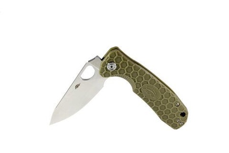 Нож Honey Badger Leaf L, D2, зеленая рукоять