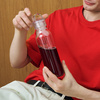Бутылка для воды Импульс (Impulse), прозрачная, под полную запечатку