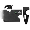 Карточка Tools leeds, 9 функций, инструменты из нержавеющей стали, корпус из полупрозрачного черного пластика для бизнеса