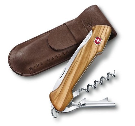 Нож Victorinox Wine Master, 130 мм, 6 функций, оливковое дерево