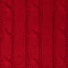 Плед Фадо (Fado) вязаный, красный (без подарочной коробки)