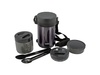 Термос из нерж.стали с пластиковыми контейнерами и ложкой тм THERMOS JBG-1800 Food Jar 1.8L, серый для бизнеса