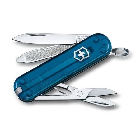 Нож-брелок Victorinox Classic SD Colors, 58 мм, 7 функций, "Sky High"