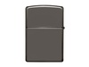 Зажигалка ZIPPO Classic с покрытием Black Ice, латунь/сталь, чёрная, глянцевая, 38x13x57 мм для бизнеса