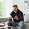 Магнитная беспроводная Bluetooth колонка-подставка Wave 5W, черная для бизнеса