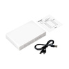 Внешний аккумулятор с цветной подсветкой Анкор Макс (Ancor Max) 5000 mAh, черный