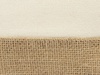 Косметичка "Jute" с ручкой из хлопка и джута, натуральный для бизнеса