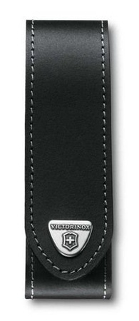 Чехол кожаный Victorinox для ножа RangerGrip 130 мм толщиной 3-5 уровней, черный