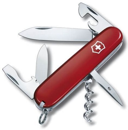 Нож Victorinox Spartan, 91 мм, 12 функций, красный