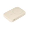 Внешний аккумулятор Юнион PD (Union PD) 10000mAh с функцией беспроводной зарядки 15W, бежевый