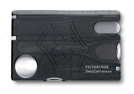 Швейцарская карточка Victorinox SwissCard Nailcare, черная
