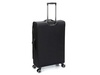 Чемодан TORBER НЕРО, чёрный, переработанный ПЭТ, 48 х 28 х 79 см, 90 л для бизнеса